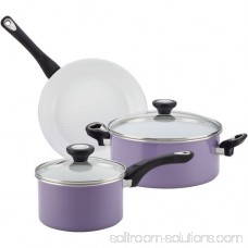 Farberware PURECOOK Ceramic Nonstick Cookware 12-Piece Cookware Set, Lavender 555656497